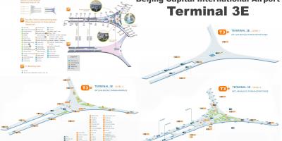 Peking terminál 3 mapa