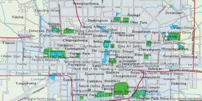 Peking city centre map