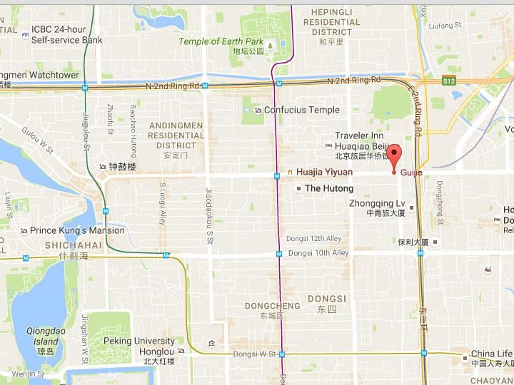 mapa ghost street, Beijing