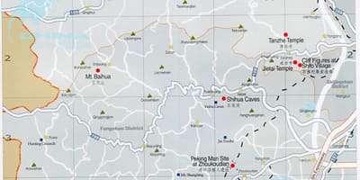 Mapa Pekingu
