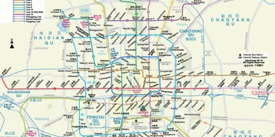 Peking mtr mapa