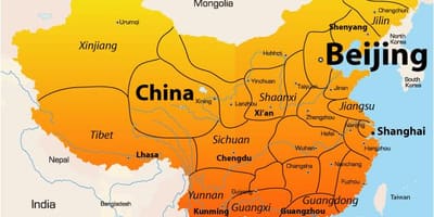 Peking na mapě