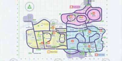 Mapa Pekingu zoo
