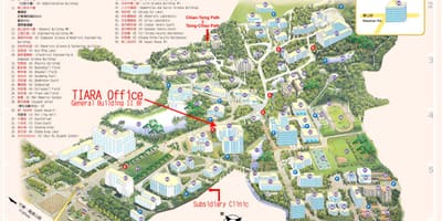 Tsinghua university campus mapa
